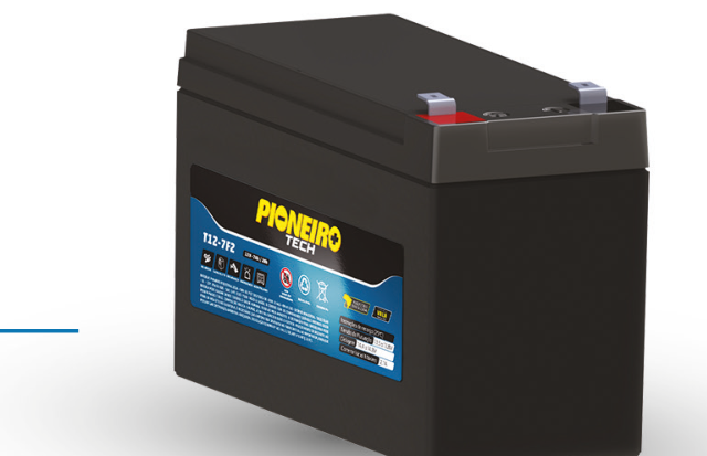 Bateria Pioneiro Tech T12-7F2 12V 7Ah