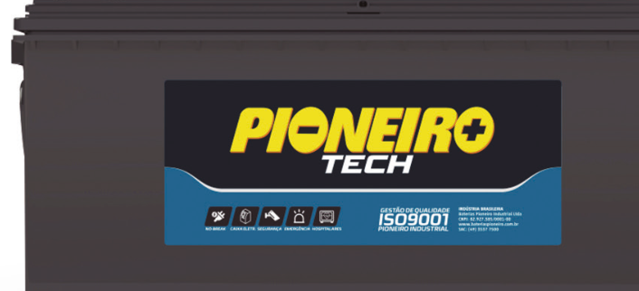 Bateria Pioneiro Tech T12-240D 12V 240Ah (em 100h)