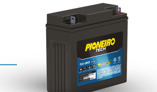 Bateria Pioneiro Tech T12-18F3 12V 18Ah