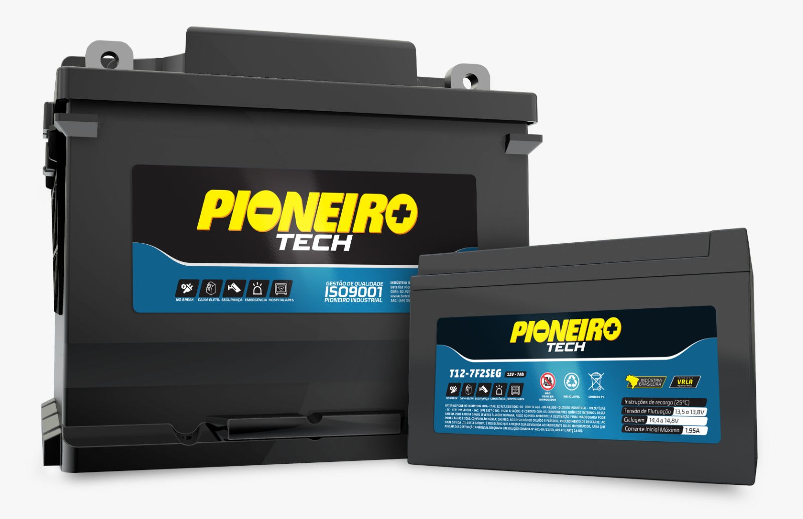 Linha Pioneiro Tech, baterias estacionárias VRLA/AGM