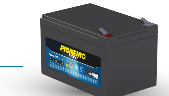 Bateria Pioneiro Tech T12-15F2 12V 15Ah