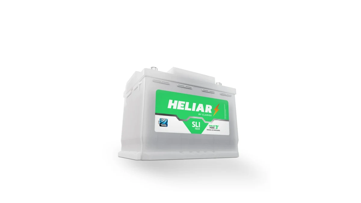Bateria Heliar 60Ah EFB, entrega e instalação em Limeira