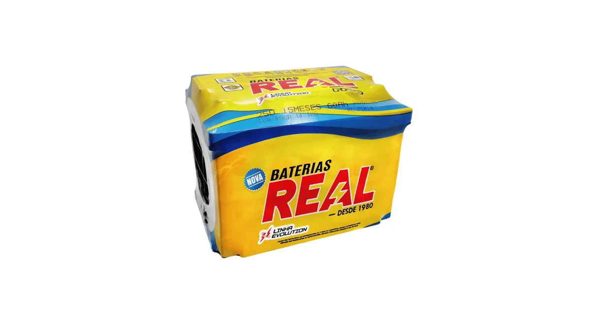 Bateria Real Free 60Ah, entrega e instalação em Limeira